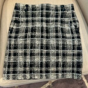 Veronica Beard mini tweed skirt with crystal